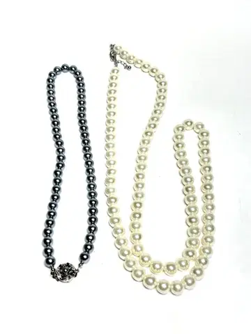 2품 세트 펄 목걸이