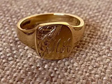 골드 빈티지 반지 약 9호