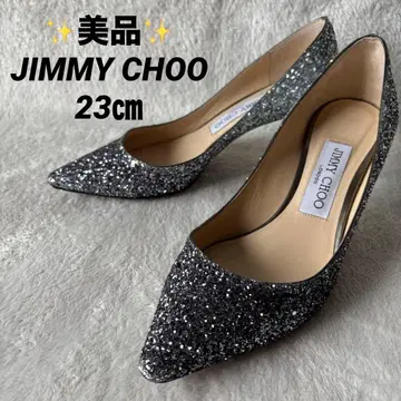 새상품급 JIMMY CHOO 지미추 글리터 펌프스 그레이