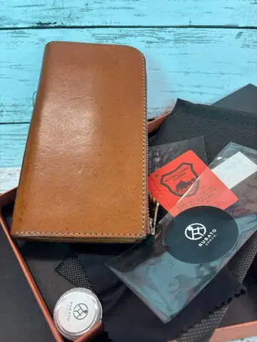 RUBATO 브라운 가죽 장지갑