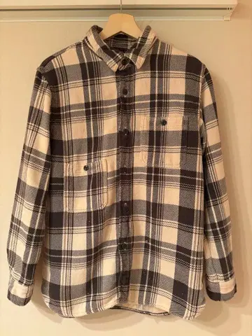 레어 FULLCOUNT 풀카운트 플란넬 셔츠 BLACK XECRU 40