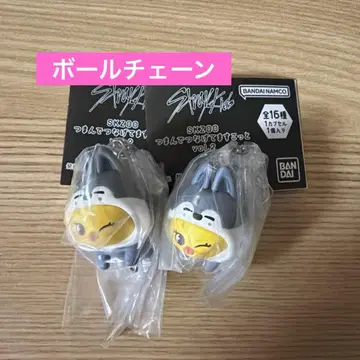 스키즈 skzoo 집게로 연결하는 마스코트 포가리 2개