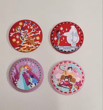 디즈니 자수 캔뱃지 2