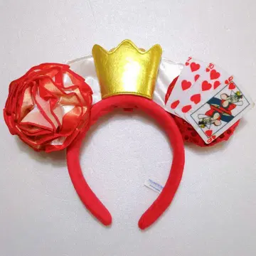 디즈니 할로윈 빌런 하트의 여왕 머리띠
