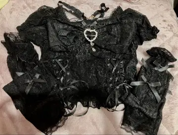 LIZLISA 암워머 부착 뷔스티에 상의