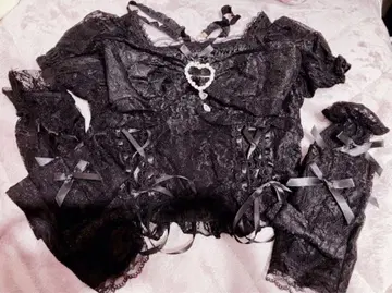 LIZLISA 암워머 부착 뷔스티에 상의