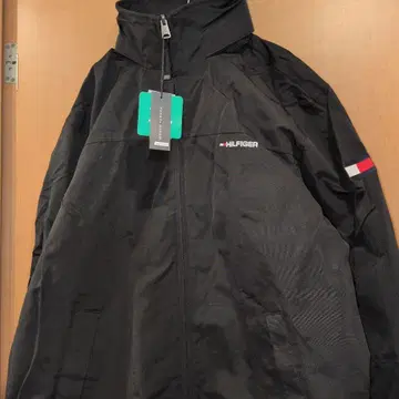 미사용 타미힐피거 후드 부착 자켓 XL 블랙