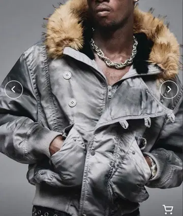 N2B ANDER HUNK 언더 퍼 플라이트 자켓 M