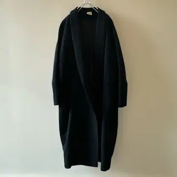 ELIN 블랙 롱 코트 사이즈 36