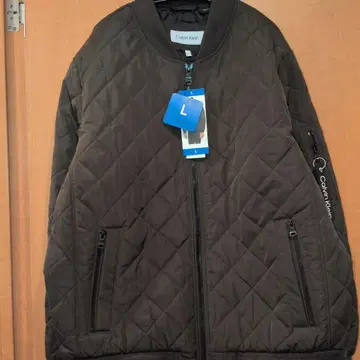 미사용 캘빈클라인 보머 자켓 올리브 L