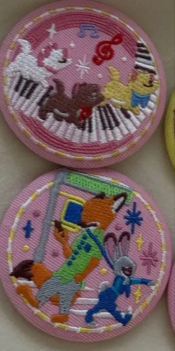 디즈니 자수 배지 주토피아 올댓 재즈