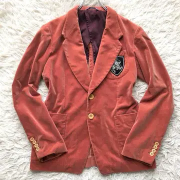 [ 새상품급 벨벳 ] 폴스미스 컬렉션 테일러드 자켓 살몬 핑크