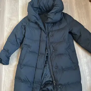 Urban Research 블랙 다운 자켓 36