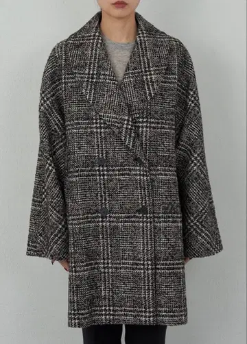 [ HERITANOVUM ] 트위드 숄카라 숏코트
