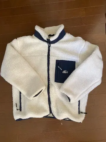 CAMP7 플리스 자켓 화이트