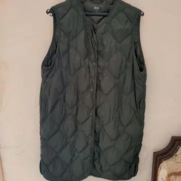 유니클로 다운 롱 베스트