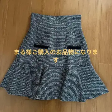 WILLSELECTION 플레어 스커트 리본 포함