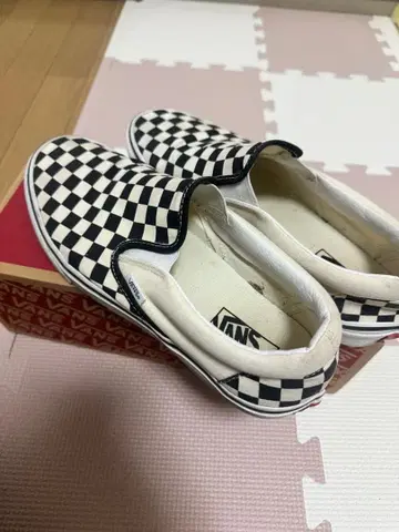 VANS 체커보드 슬립온 라이트
