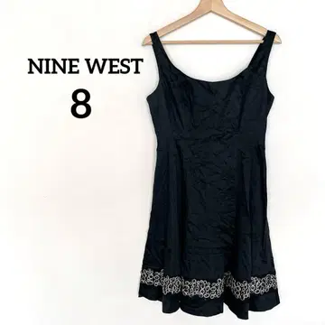 NINE WEST 블랙 드레스 [ 8 ] 비쥬 결혼식 파티 경사 밤