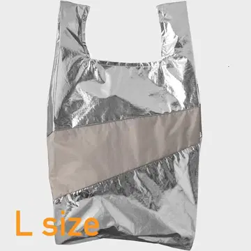 SUSAN BIJL 수잔 벨 보위만 미술관 에코백 L 실버