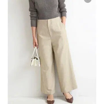 IENA 이에나 Sustina Tweed 팬츠 34 내추럴