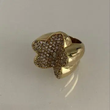 꽃 모양 반지 10호