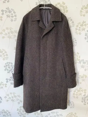 정장 셀렉트 해리스 트위드 스텐카라 코트