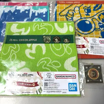 미세스 그린애플 제일복권 자카드 타월 메탈 참