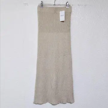 미사용 NOBLE 리브 니트 타이트 스커트 노블 새상품