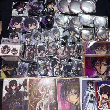 코드기어스 아크릴 스탠드 캔뱃지 를르슈 아크릴 키링 색지