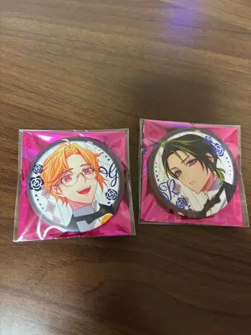 오토메이트 마켓 오토마 큐피파라 캔뱃지 류키 길 2점