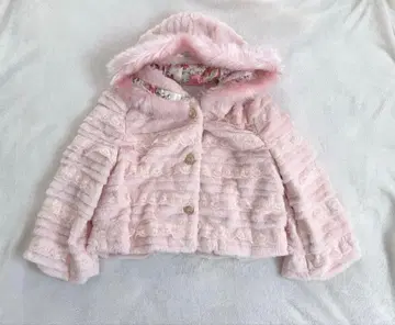 LIZ LISA 레이스 후드 부착 숏 기장 폰초