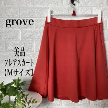 grove 플레어 스커트 두꺼운 원단 겨울용 [ M 사이즈 ] 새상품급