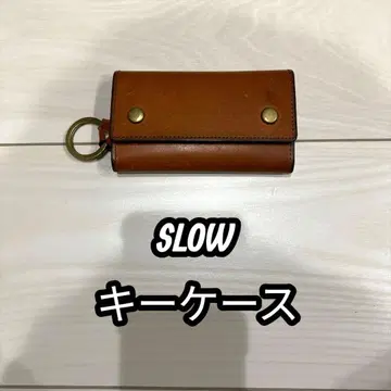 SLOW 슬로우 가죽 키케이스 키링 카드 케이스