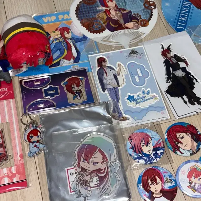 킹프리 킹투어 유키노조 굿즈 아크릴스탠드 키링 응애누이 모찌 특전