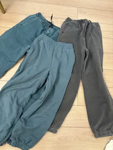 GU 지유 UNIQLO 유니클로 스웨트 팬츠 속기모 팬츠 카고 팬츠