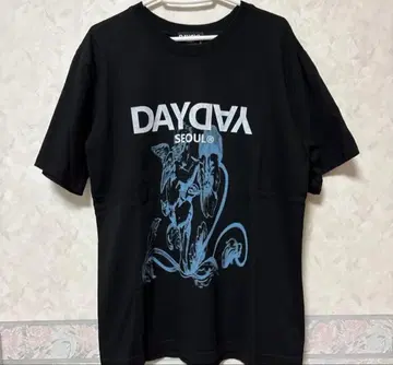 DayDaySeoul 데이데이서울 반팔 T셔츠 오버 사이즈 블랙