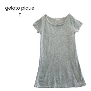 [ gelato pique ] 원피스 룸웨어 F 그레이 반팔 1247