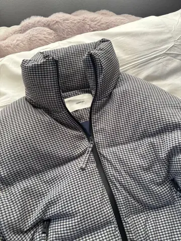 TODAYFUL 체크 다운 재킷 투데이풀 아우터