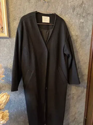 [ BAYFLOW ] 노카라 코트 BLACK