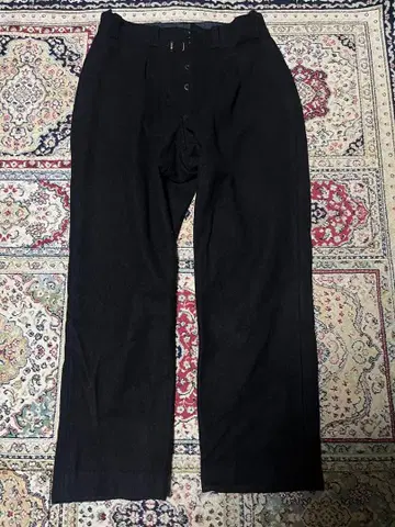 빈티지 스위스군 사이드 라인 팬츠 울 팬츠 밀리터리