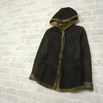 무스탕 코트 M 사이즈 양가죽