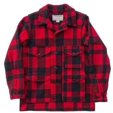현행 모델 컨디션 최상 필슨 FILSON 울 코트 매키노 크루저 빨검