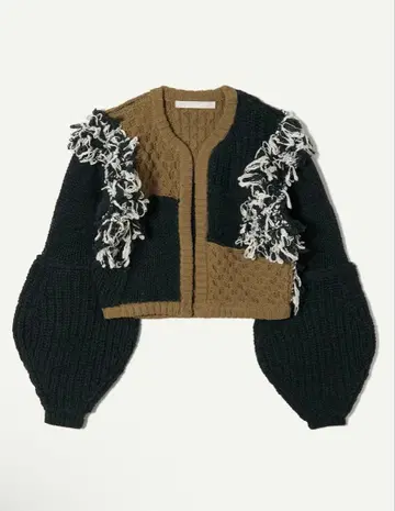 leinwande 핸드니트 패치워크 가디건