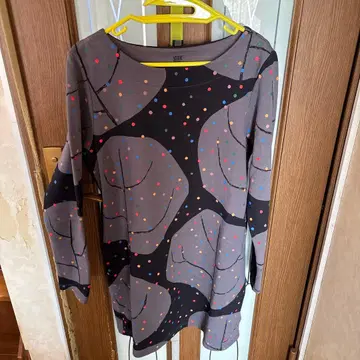 graniph 그라니프 원피스 트리 나무 컬러풀 맨투맨 가을/겨울