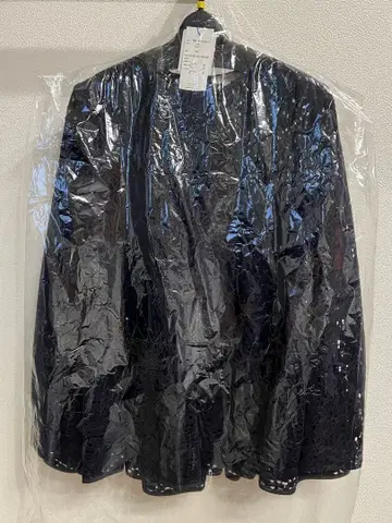 요리 플로키 레이스 티어드 블라우스 네이비 36