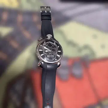 가가밀라노 스컬 디자인 손목시계 쿼츠