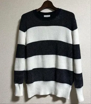 MACKINTOSH LONDON 스트라이프 보더 코튼 니트