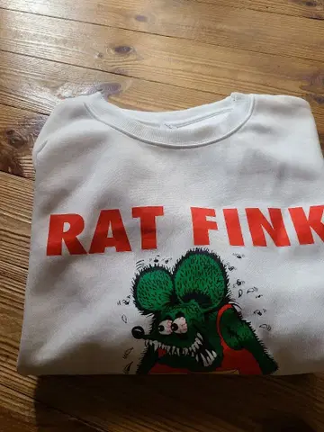 RAT FINK 트레이닝복/맨투맨 화이트 L 사이즈