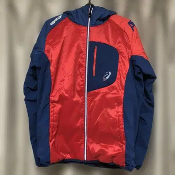 아식스 A77 충전솜 윈드 브레이커 자켓 XAW317 M 사이즈